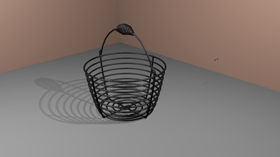 Metal basket - round preview image 1
